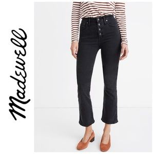 Madewell Cali Demi-Boot Denim Jeans in Bellspring Wash: Button-Front Edition 27